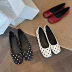 Damen Ballerinas mit klassischem Punkte-Design EB