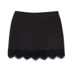 Damen eleganter Rock mit Spitzenbesatz EB