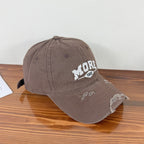Herren-Baseballkappe im Used-Look