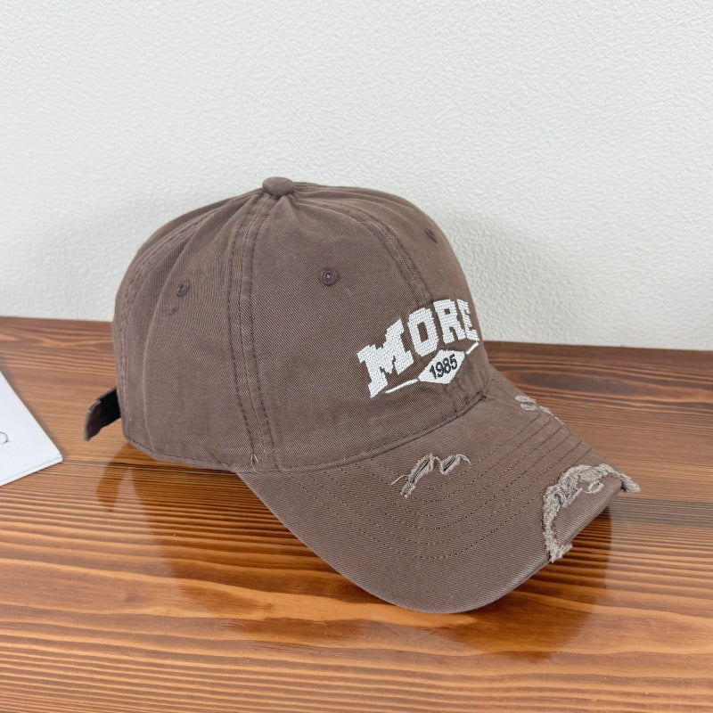 Herren-Baseballkappe im Used-Look