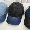 Verstellbare Herrenkappe in Denim-Optik