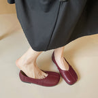 Damen Ballerinas mit einzigartigem Faltendesign EB