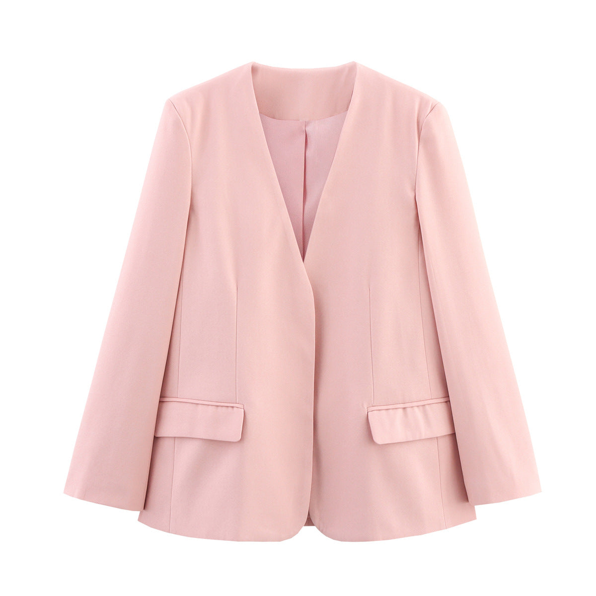 Damen Blazerjacke mit elegantem Schnitt und modernen Taschen EB