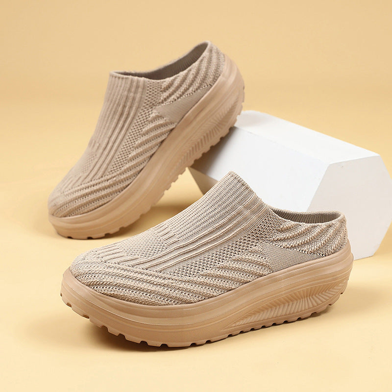 Damen bequeme Clogs mit atmungsaktivem Obermaterial und rutschfester Sohle EB