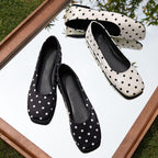 Damen Ballerinas aus hochwertigem Kunstleder mit elegantem Design EB