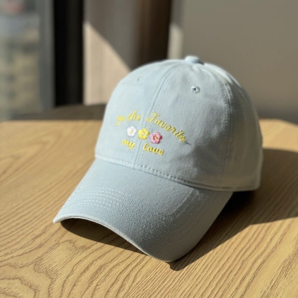Damen Baseballcap mit Textstickerei