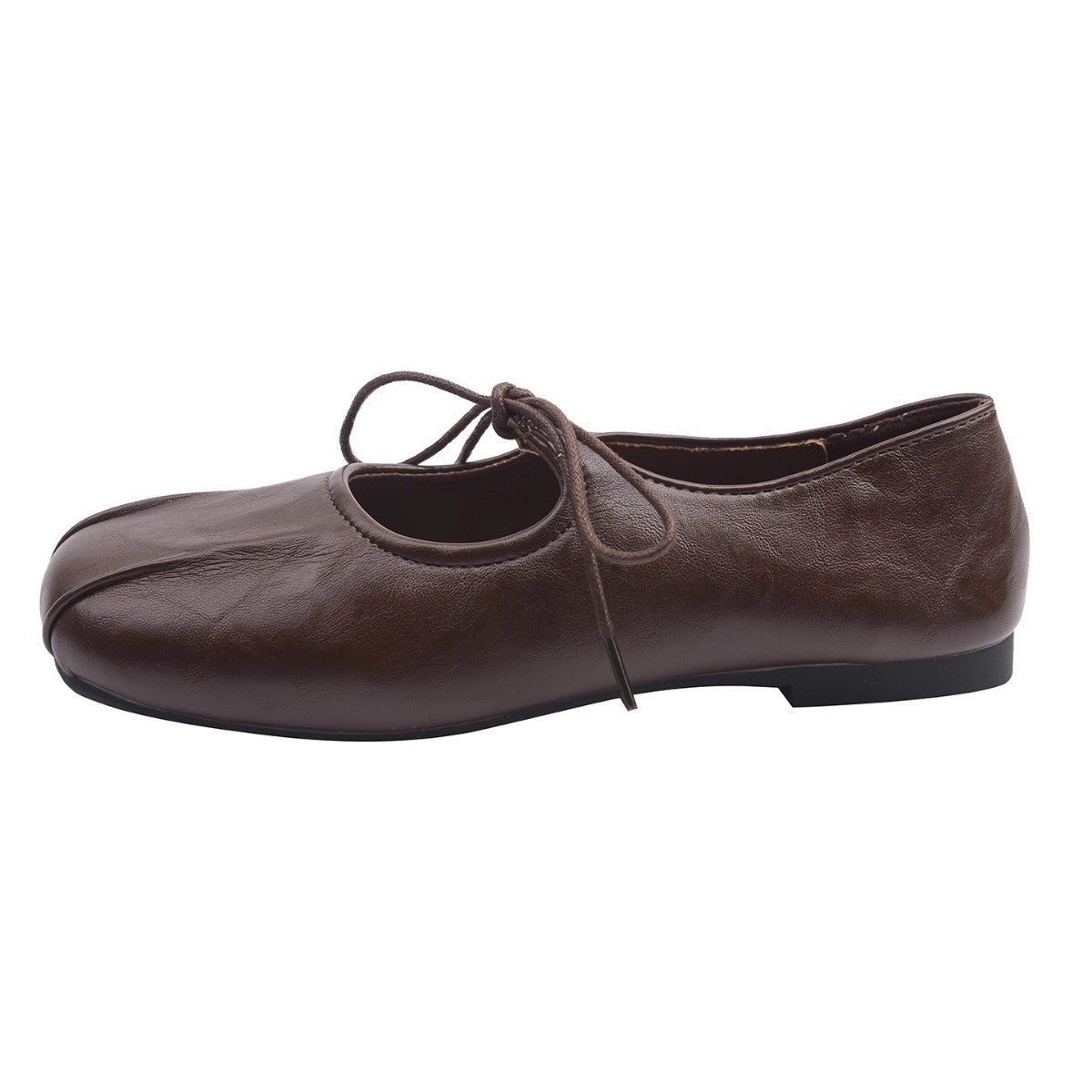 Damen Ballerina-Schuhe mit elegantem Schnürdesign und komfortablem Fußbett EB