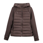Damen Isolierte Steppjacke mit Kapuze und sportlichem Schnitt EB