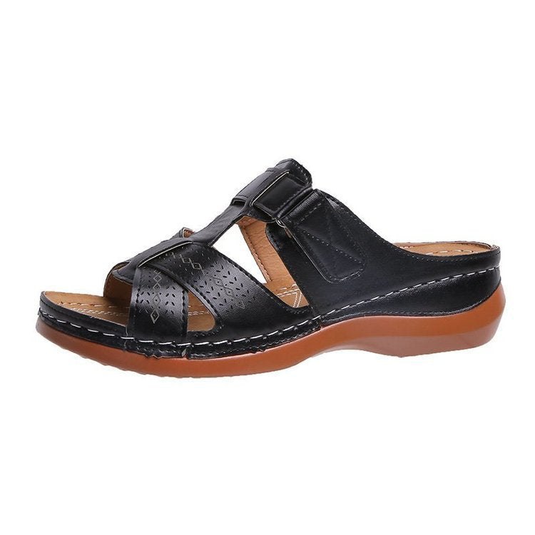 Damen Bequeme Sommerfreizeitsandalen mit ergonomischer Sohle EB