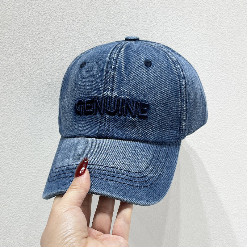 Herren-Denim-Baseballkappe