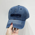 Herren-Denim-Baseballkappe