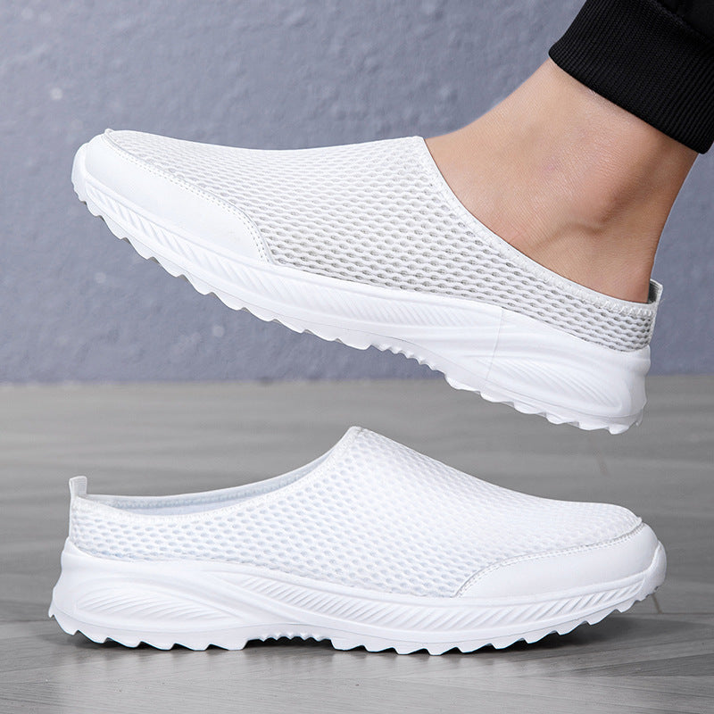 Unisex nan atmungsaktiver Mesh-Mule mit griffiger Flexlaufsohle und gepolstertem Komfortfußbett EB