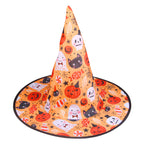 Verspielter Halloween-Hexenhut
