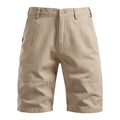 Robuste Bermuda-Shorts aus Baumwoll-Twill für Herren mit verstärkten Knieeinsätzen