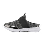 Damen Bequeme Slip-On Clogs mit elastischem Obermaterial EB