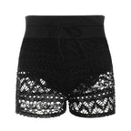 Stilvolle kurze Spitzen-Shorts für Damen