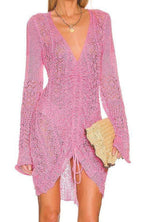 Damen Zweiteiler Strickensemble mit raffiniertem Schnitt EB