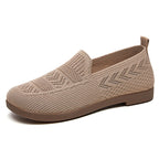 Damen Bequeme Slip-On Schuhe mit atmungsaktivem Netzwerkdesign EB