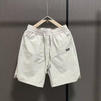 Herren lässige Sportshorts mit elastischem Bund und seitlichen Eingrifftaschen EB
