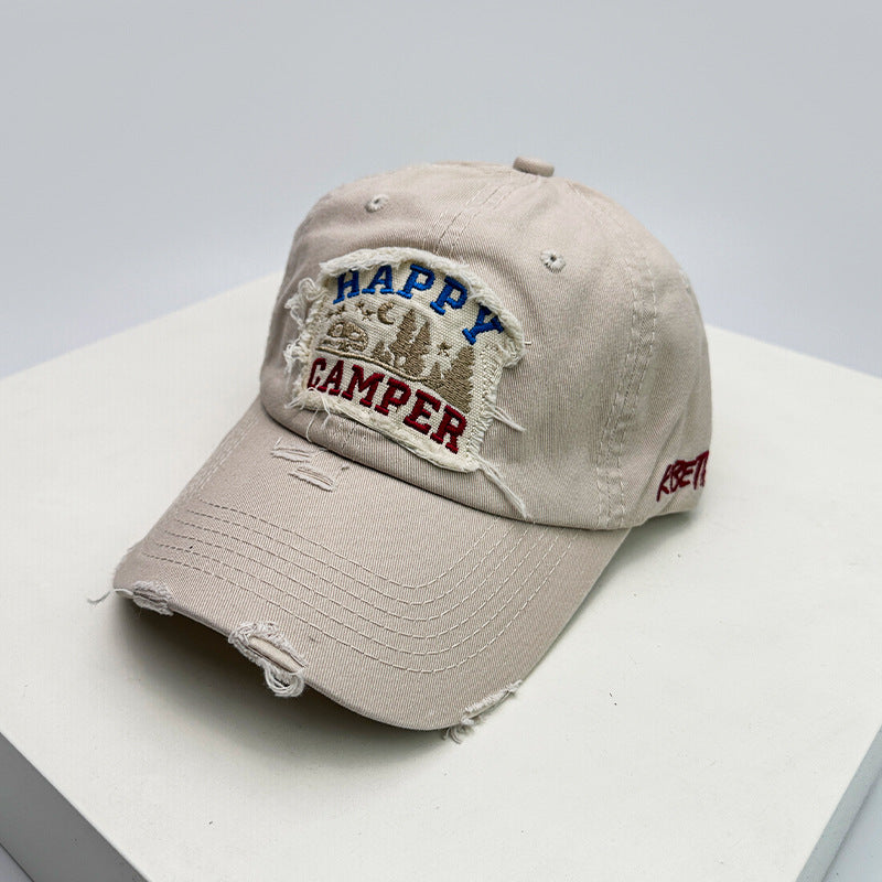 Distressed Camping-Cap für Herren