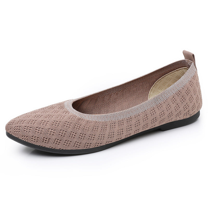 Damen Bequeme Strickschuhe EB