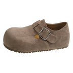 Damen Clogs mit modischer Schnalle und ergonomischem Fußbett EB