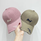 Damen Baseballcap im Distressed-Look