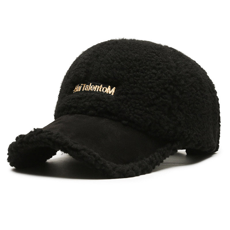 Gemütliche Plüsch-Fleece-Baseball-Cap für Damen