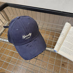 Herren Baseballkappe aus Baumwolle im Used-Look