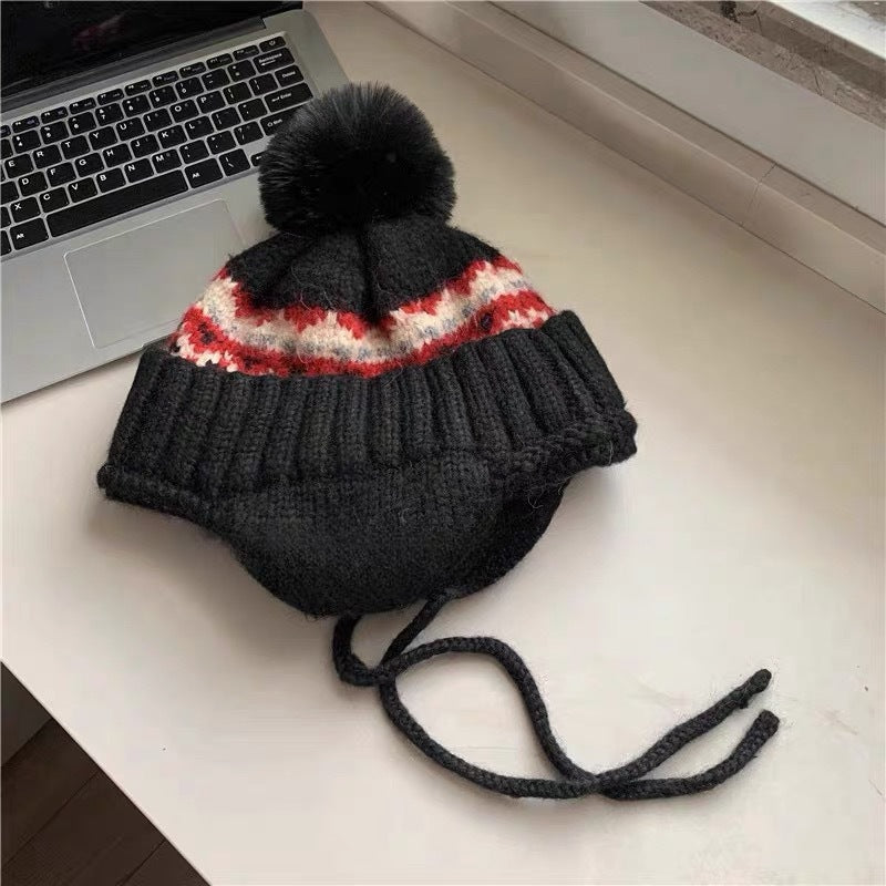 Gemütliche Strickmütze für den Winter