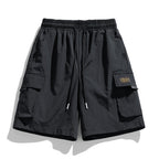 Herren Cargo-Shorts mit elastischem Bund und praktischen Taschen EB