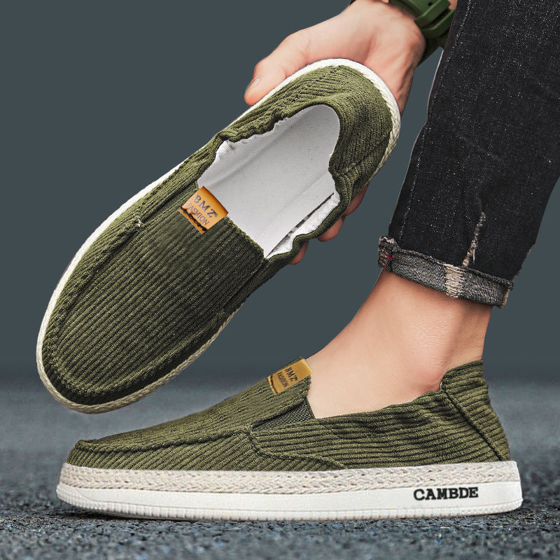 Damen Bequeme Slip-On Freizeitschuhe mit elastischem Obermaterial EB
