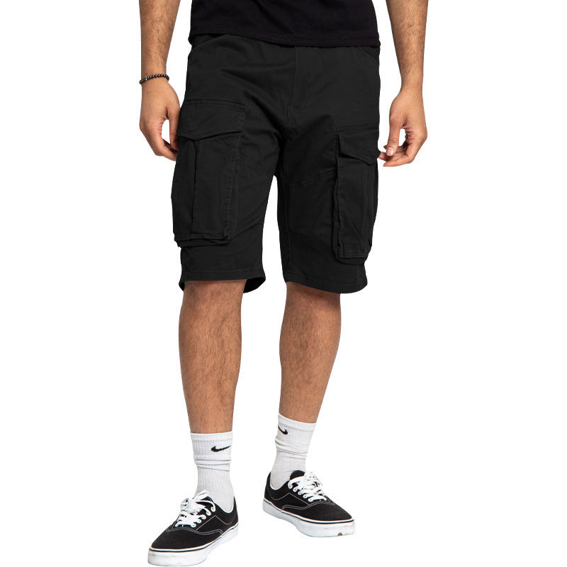 Herren-Cargoshorts mit großen Klappentaschen