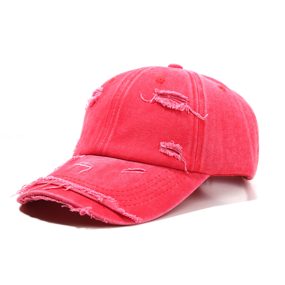 Damen-Baseballkappe im Used-Look