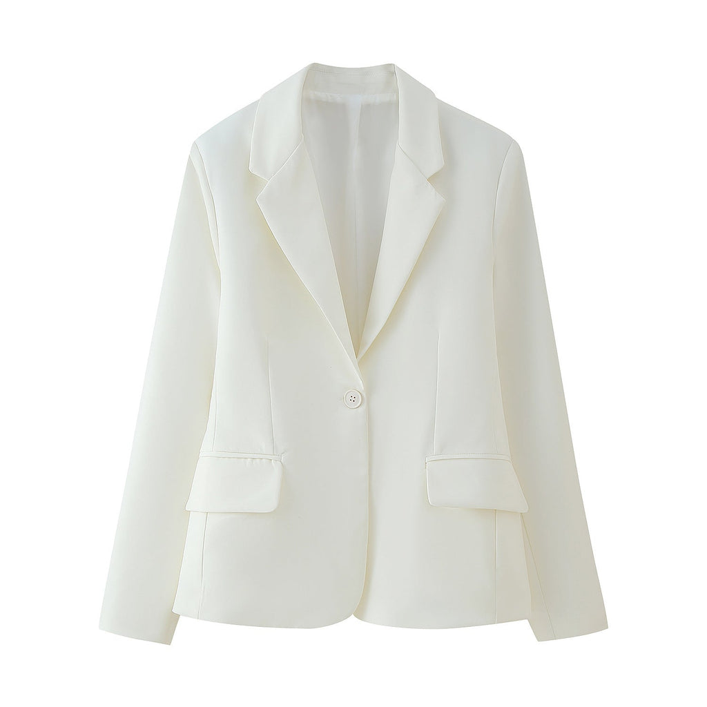 Damen elegante Blazerjacke mit taillierter Passform und modernen Details EB