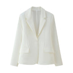 Damen elegante Blazerjacke mit taillierter Passform und modernen Details EB