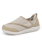 Damen Bequeme Slip-On Freizeitschuhe mit elastischem Obermaterial EB