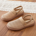 Damen Bequeme Clogs mit rutschfester Sohle und atmungsaktivem Obermaterial EB