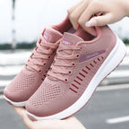 Damen Sportliche Laufschuhe mit atmungsaktivem Mesh-Obermaterial EB