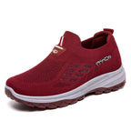 Damen Bequeme Slip-On Laufschuhe mit rutschfester Sohle EB