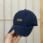 Herren-Baseballcap mit „SUPPORT“-Stickerei