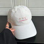 Bestickte Happiness-Kappe