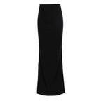 Damen Elegantes Maxirock mit hohem Bund und figurbetonter Silhouette EB
