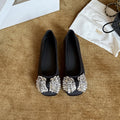 Damen Bequeme Ballerinas mit funkelndem Strassbesatz EB