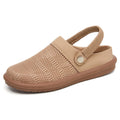 Damen Bequeme Clogs mit rutschfester Sohle und atmungsaktivem Obermaterial EB