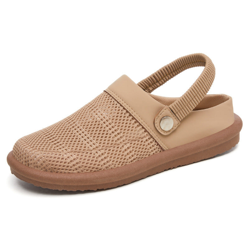 Damen Bequeme Clogs mit rutschfester Sohle und atmungsaktivem Obermaterial EB