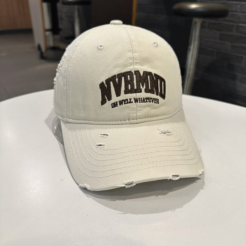 Herren-Baseballkappe mit Distressed-Grafik