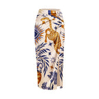 Damen Crop-Top und Maxi-Rock Set EB