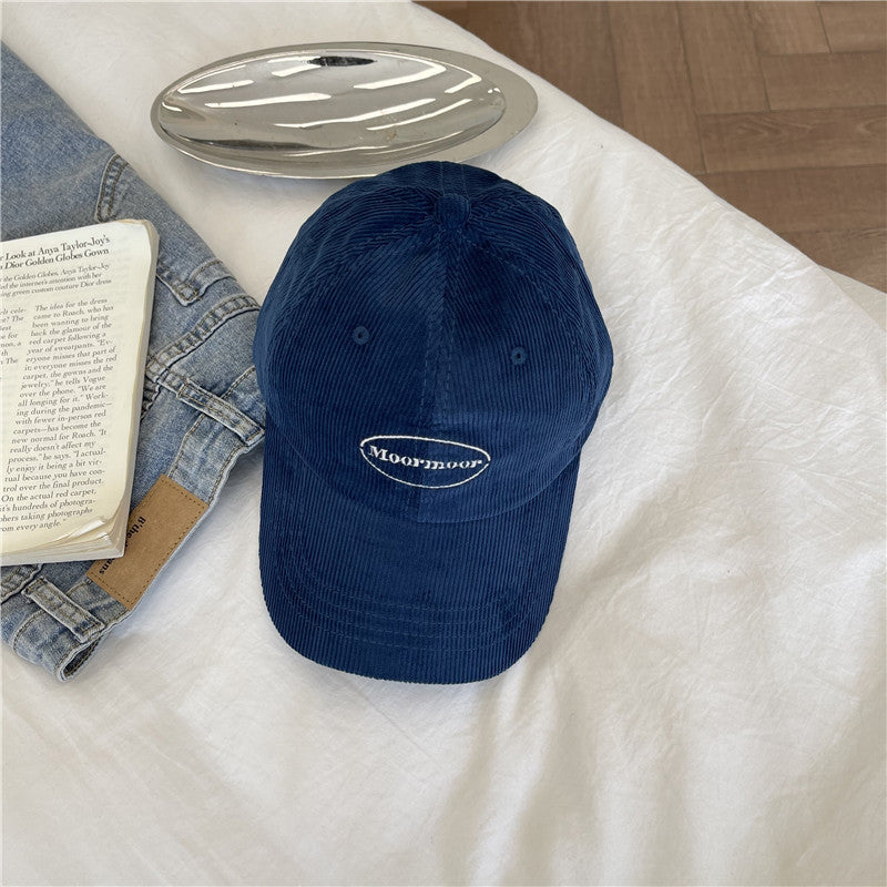 Lässige Damen-Baseballkappe aus Cord
