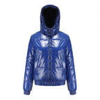 Damen glänzende Winterjacke EB